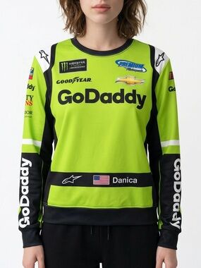 |•NASCAR Danica Patrick Long Sleeve Top•|